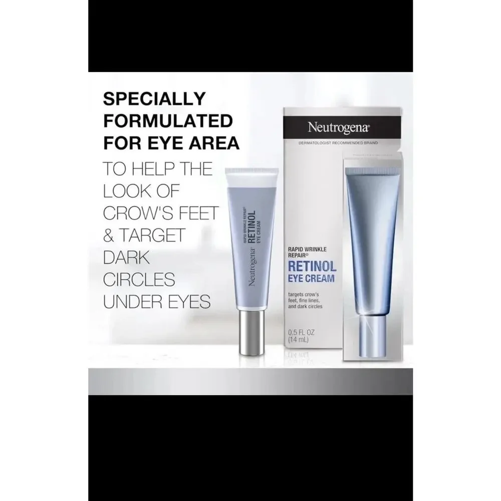 Neutrogena Rapid Wrinkle Repair Eye Cream 0.5 oz. 14ml 3 Pack Sealed